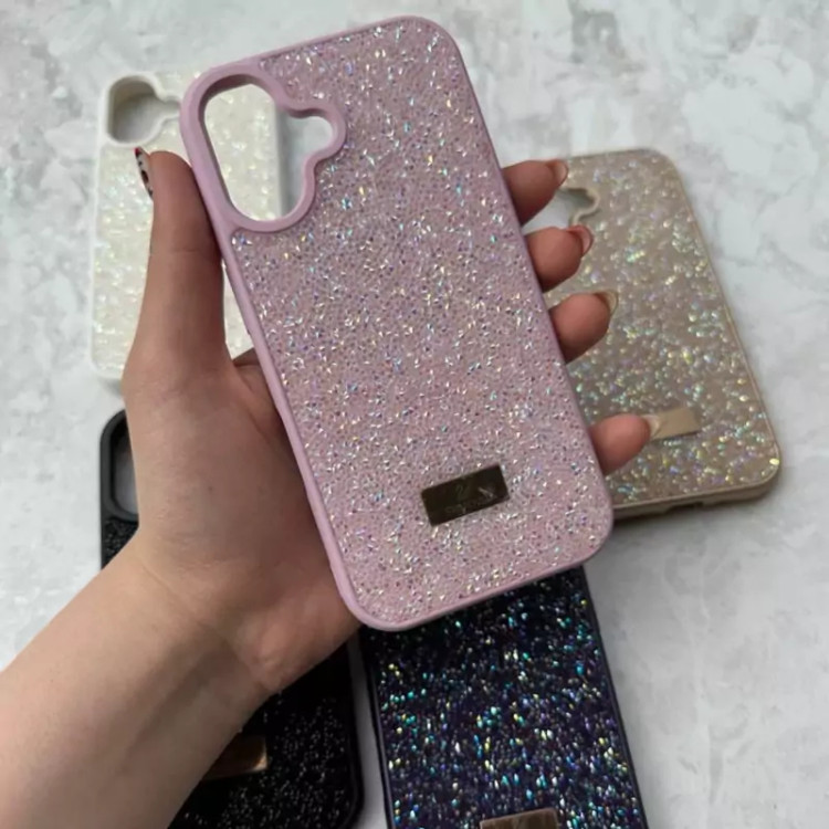 قاب محافظ لوکس نگیندار Swarovski مدل 23fe | قاب درخشان سواروفسکی | همراه اکسسوری