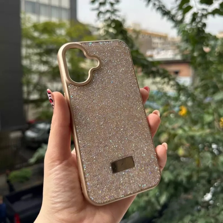 قاب محافظ لوکس نگیندار Swarovski مدل 23fe | قاب درخشان سواروفسکی | همراه اکسسوری