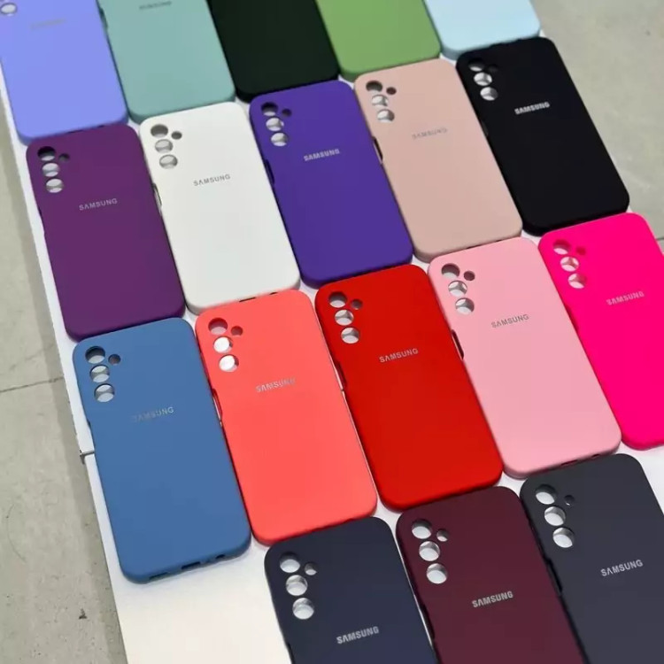 قاب سیلیکونی رنگی سامسونگ Galaxy A14 رنگ آبی