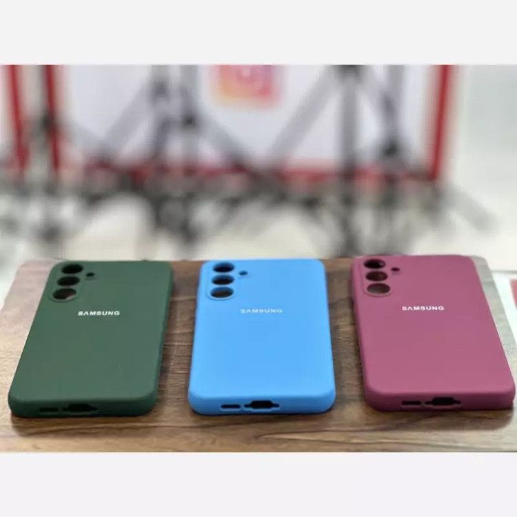قاب کاور سیلیکونی رنگی سامسونگ اصلی مناسب Galaxy A05 – همراه اکسسوری
