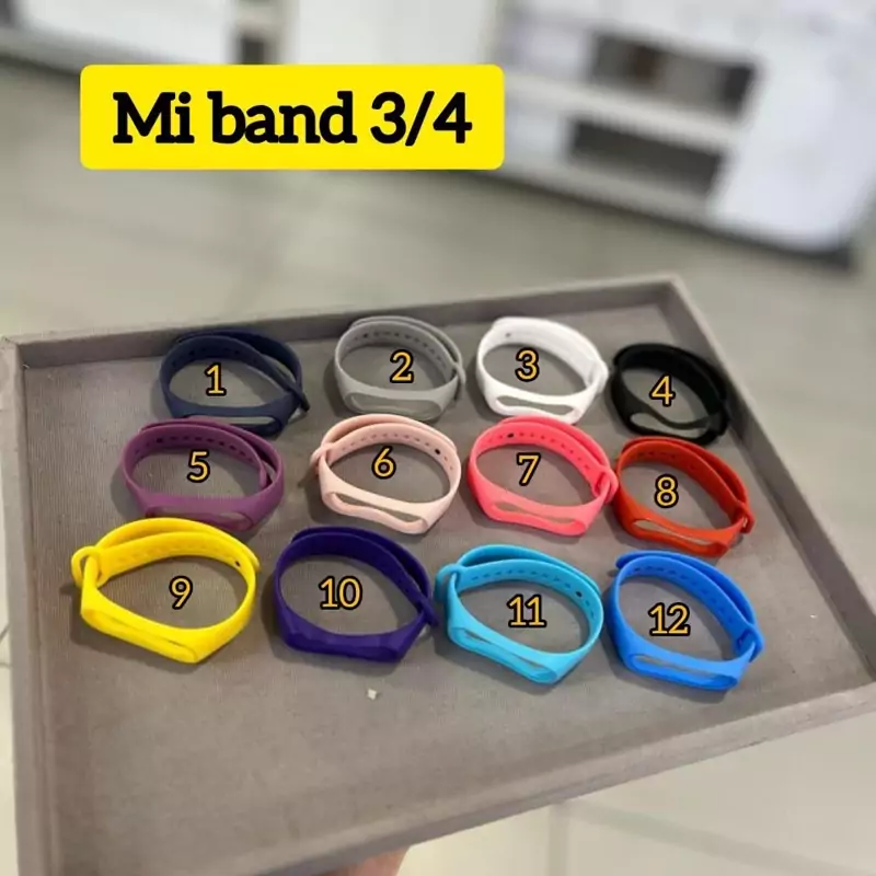 بند سیلیکونی میبند شیامی مناسب سری Miband 3/4