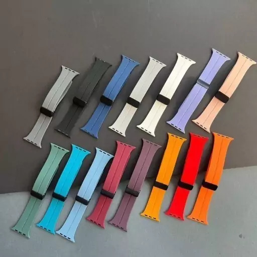 بند سیلیکونی اسپرت مگنتی اپل واچ مجیک لوپ سایز 42/44/45/49