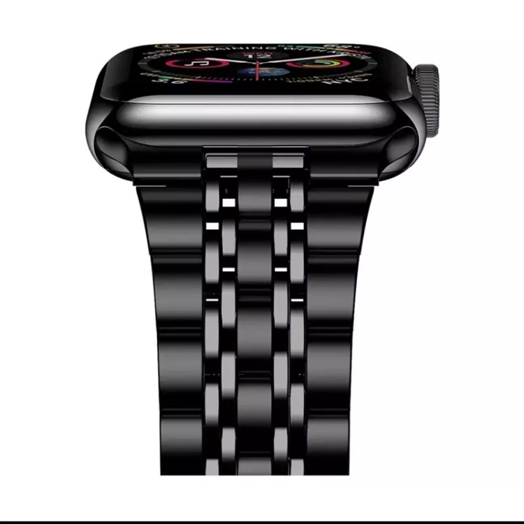 Rolex Style 7Bead Stainless Steel Apple Watch Band