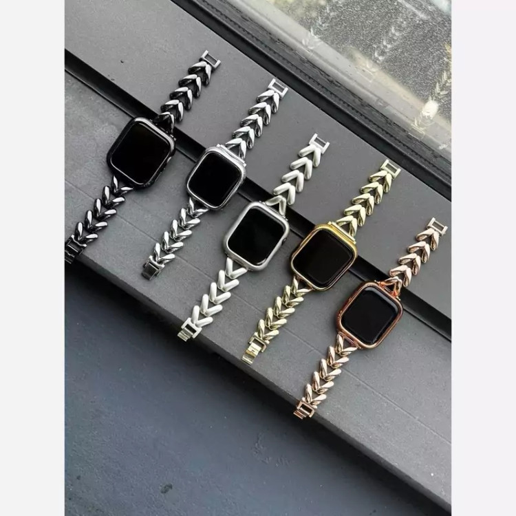 بند استیل زنجیری اپل واچ مناسب سایز 38/40/41/42