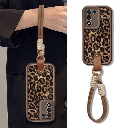 قاب پلنگی چرمی لوکس بنددار ( Leopard Case ) ایفون iPhone