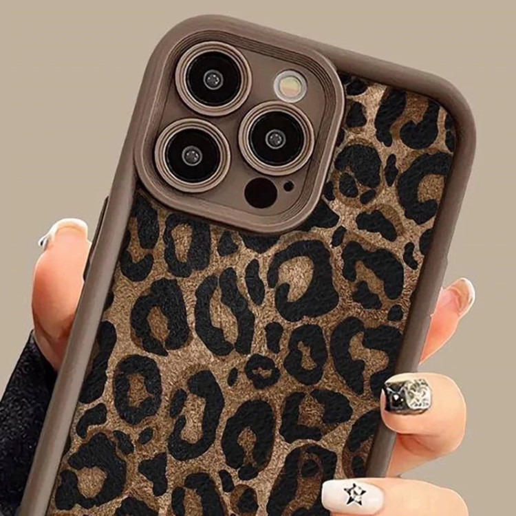 قاب پلنگی چرمی لوکس بنددار ( Leopard Case ) ایفون iPhone