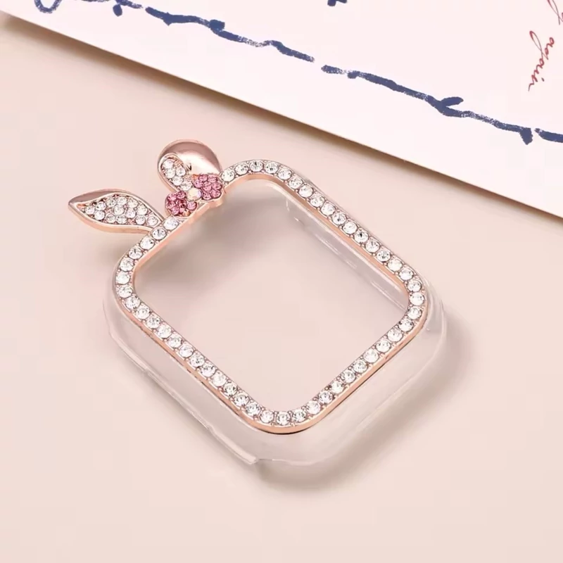 گارد نگین دار خرگوشی اپل واچ مناسب سایز 46 سری 10