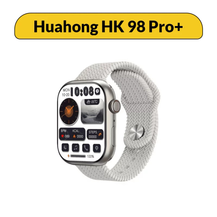 ساعت هوشمند HK98 Pro Plus لمسی پیشرفته – همراه اکسسوری