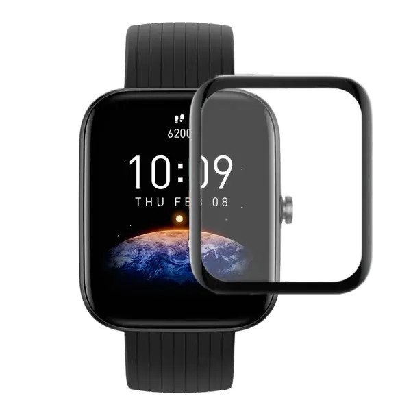 گلس محافظ صفحه ساعت Amazfit Bip 3 همراه اکسسوری