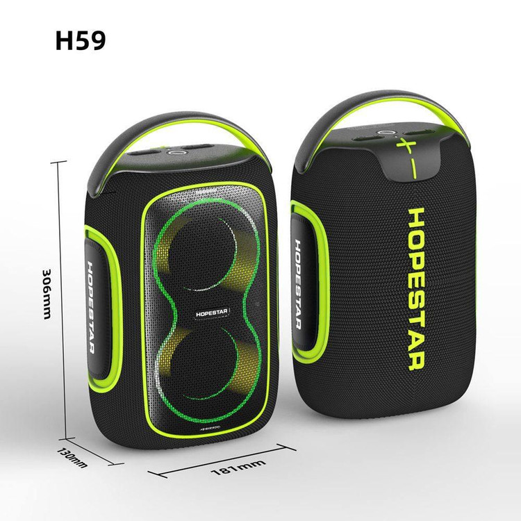 اسپیکر بلوتوثی هوپاستار HOPESTAR H59 قابلحمل ۵۰ وات ضدآب – همراه اکسسوری