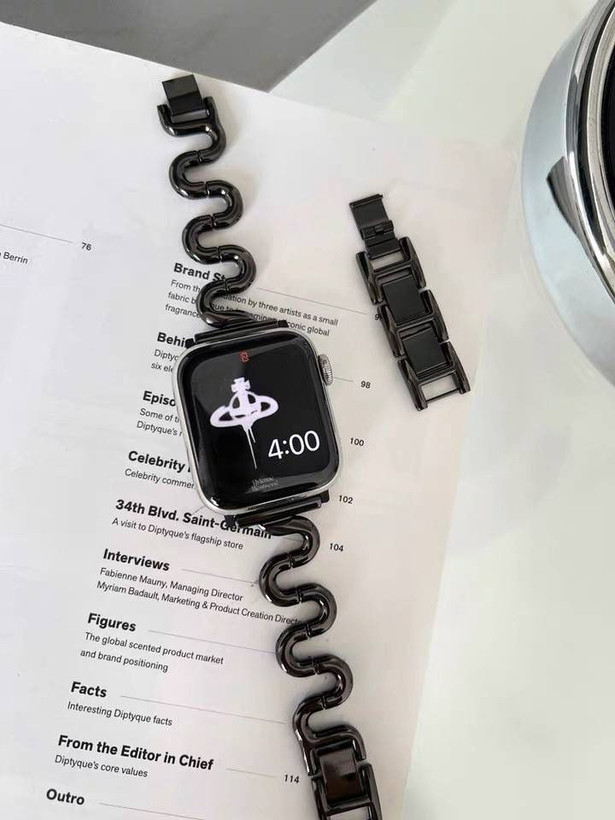 Apple Watch metal band snake new design gold