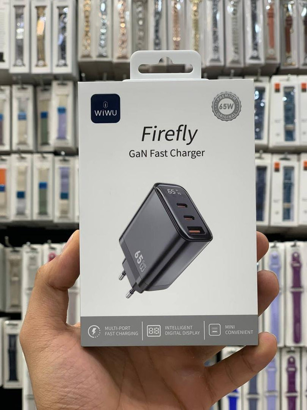 آداپتور ۶۵ وات ویوو مدل Adapter 65W GaN همراه اکسسوری