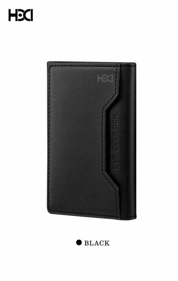 ۶. جاکارتی چرمی HDD Wallt در رنگ‌های مشکی، گلد، قهوه‌ای و خاکستری