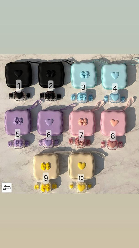 کیف سیلیکونی فانتزی Silicone Bag و محافظ شارژر 20 وات آیفون | همراه اکسسوری