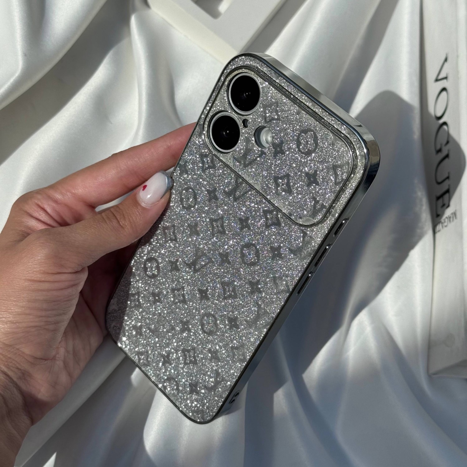 قاب موب جت LV Glitter Silver