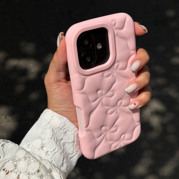 قاب سیلیکنی صورتی آیفون