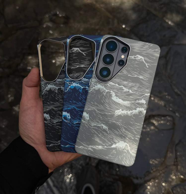 قاب سامسونگ S26 Ultra Carbon Texture Sea Legend