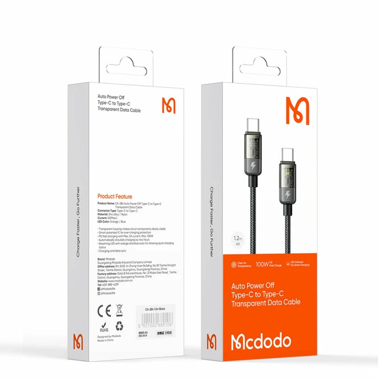 کابل انتقال اطلاعات USB-C مک دودو